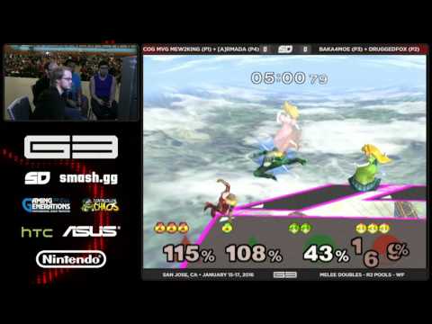 GENESIS 3 - COV MVG Mew2king & [A]rmada vs Baka4moe & Druggedfox - Doubles R2 Pools