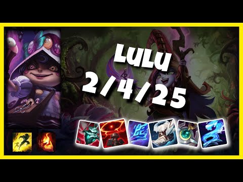 Lulu 11.3 Gameplay Challenger Replay S11 Support (2/4/25) - OCE