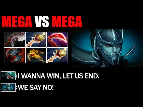 2X Divine Rapier Phantom Assassin Comeback - Epic Mega Creeps VS Mega Creeps 7.26c Dota 2
