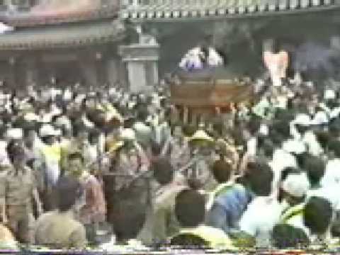 70年代北港媽祖遶境出廟 農曆三月十九 北港迎媽祖 - 北港迎媽祖