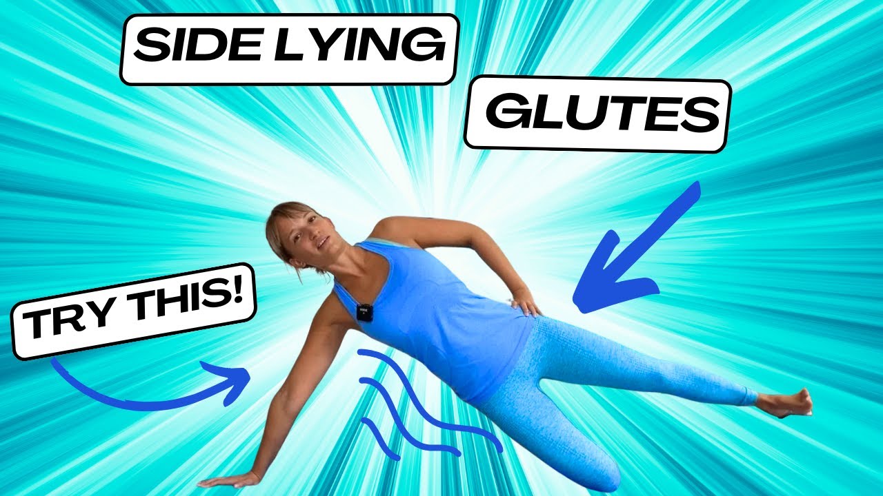 Glute exercise at home: Pilates Side lying glutes - YouTube