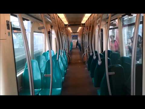 RET Metro Type B (5333) rit op Lijn D tussen De Akkers en Spijkenisse Centrum + vertrek