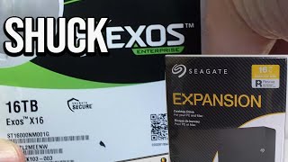 Shuck Seagate 16tb Exos Hard Drive to Fit Pc Computer