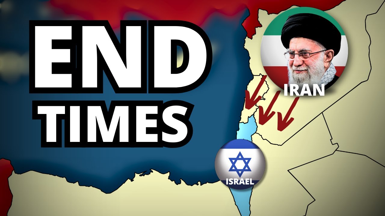 Map of Israel in Bible Prophecy (Ezekiel 38)