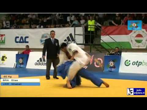 Judo 2013  European Open Budapest: Elias (BRA) - Nhabali (UKR) [-90kg]