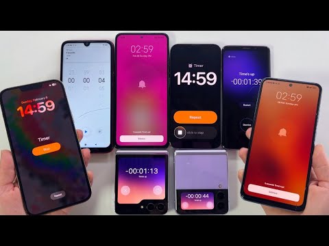 Timer IPhone 13 ProMax, iPhone 13 Pro, Xiaomi Note 11, Redmi N7, Samsung S9, Z Flip 5, Z Flip 3 