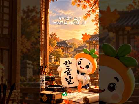 10월 9일은 한글날입니다.