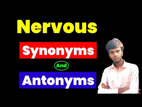 Nervously Antonyms