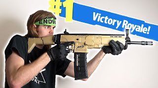 NERF Mod: Fortnite Battle Royale Scar Nerf Gun Mod IN REAL LIFE!