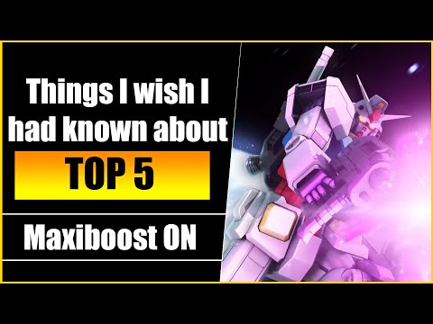 Maxi Boost ON | Things I wish I had known when I was learning the game