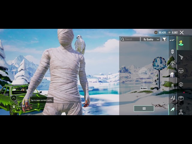 حساب ببجي كورية بدلة المومياء