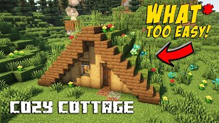 Minecraft: How to Build A Cozy Cottage House | Starter House