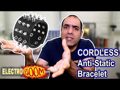 Cordless anti-static bracelet