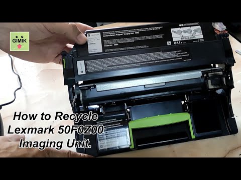 Lexmark 50F0Z00 | 500Z Juodas Return Program Imaging Unit | Imaging Unit | Juodas video