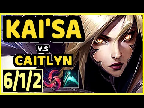 INNAXE (KAI'SA) vs CAITLYN - 6/1/2 KDA BOTTOM ADC CHALLENGER GAMEPLAY - EUW