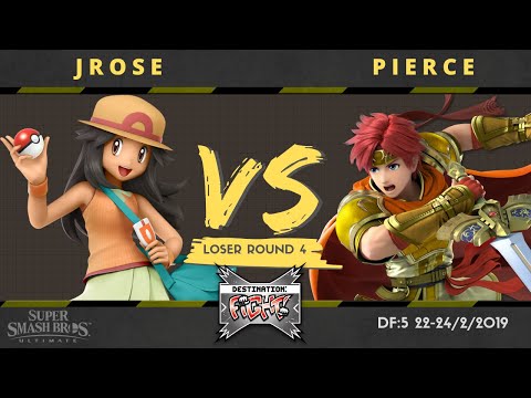 Destination Fight: 5 | Singles - Losers Round 4 | JRose (Pokemon Trainer) Vs. Pierce (Roy)