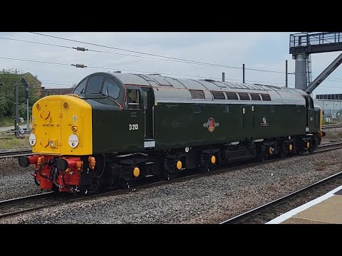 Locomotive Services 40013 " Andania " passing Peterborough. #train #railway