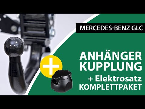 Anhängerkupplung abnehmbar MERCEDES-BENZ GLC  | GDW Komplettsatz + Montage von Rameder