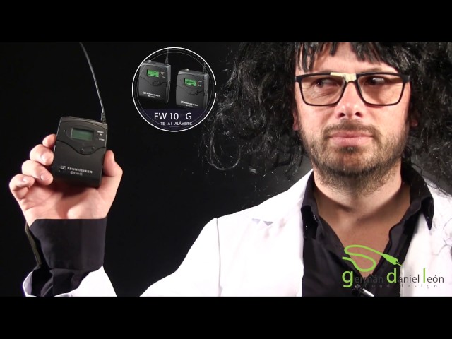 Vídeo relacionado con SPTSSWET Paquete de 2 micrófonos Lavalier para transmisor inalámbrico Sennheiser, condensador omnidireccional, micrófono con cable de 3,5 mm, solapa TRS para conferencias, transmisión en vivo, YouTube