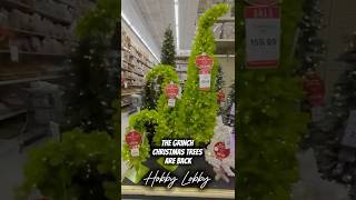 Grinch Christmas Trees #christmas #christmastree #grinch #hobbylobby #winter #feliznavidad