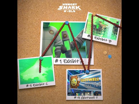 Glutwell’s experiments and disasters! this story take us next? - Hungry Shark World