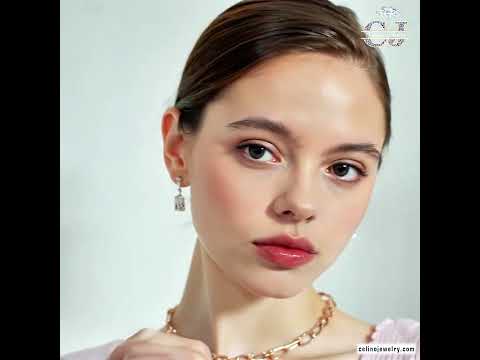 Sterling Silver Moissanite Earrings 5ct product video