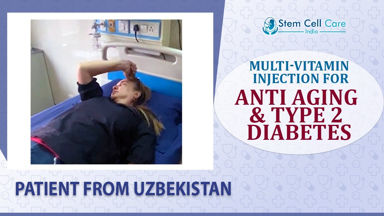 The Patient From Uzbekistan, Multivitamin Through IV Infusion For Anti Aging 