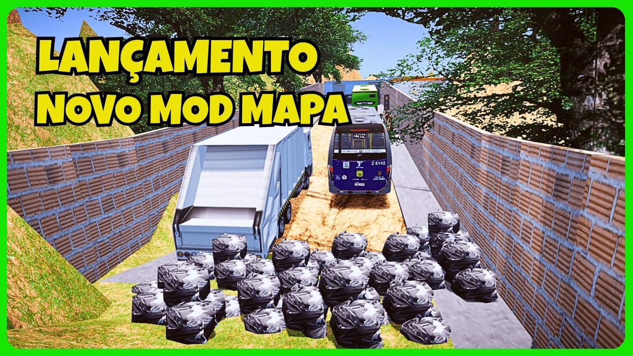 ????Proton Bus Simulator | Novo Mod Mapa Nova Esperança | Mods | PBSU | Jogo de Ônibus
