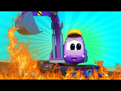 Crtići sa autima za djecu -  BAGER je slučajno izazvao POŽAR U PARKU - Super Kamion u Auto Gradu !