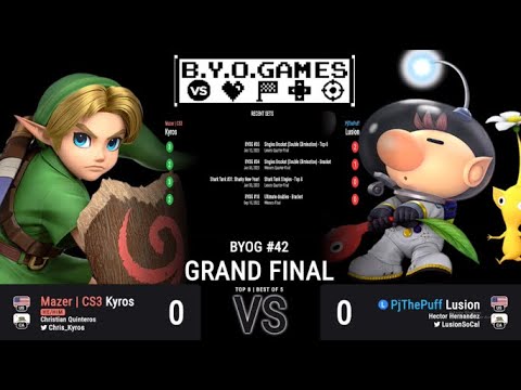 BYOG #42 | Kyros (Young Link) Vs. Lusion (Olimar) | Grand Final