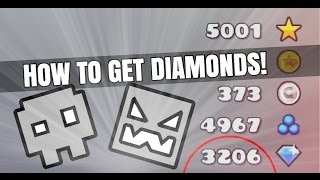 Geometry Dash World How To Get Diamonds Fast!
