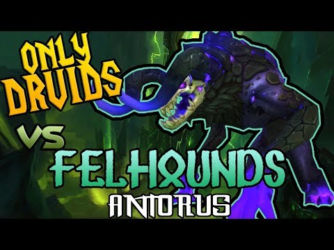 All Druid Antorus, the Burning Throne: Felhounds of Sargeras