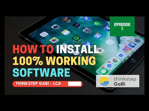 Gabi Software Installation (Thinkstep) || 100% Working || 2021 || {LCA Software}