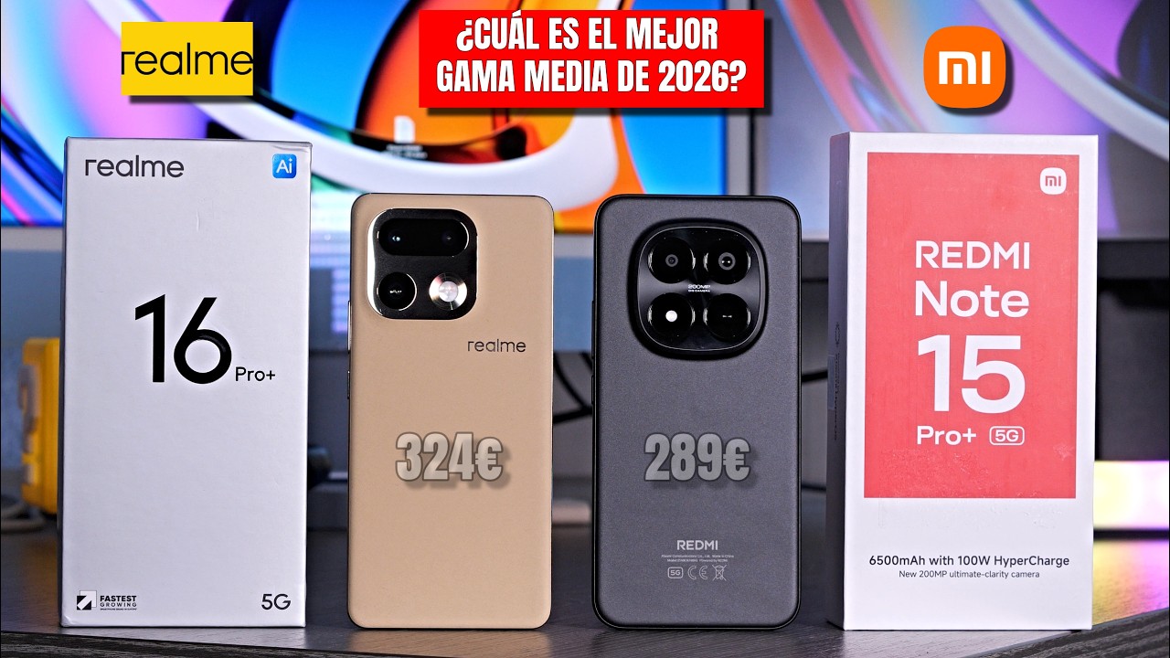 Xiaomi REDMI Note 15 Pro+ vs REALME 16 Pro+ 📱 ¿Cuál es el REY de la GAMA MEDIA? | Comparativa