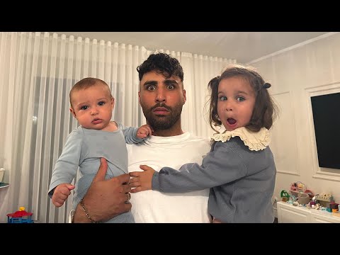 NADER ALONE AT HOME WITH THE KIDS 😱 | Nader Louisa