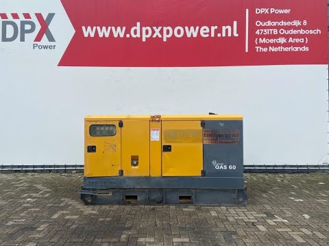 DPX Power : Atlas Copco QAS 60 - 60 kVA Generator - DPX-12259