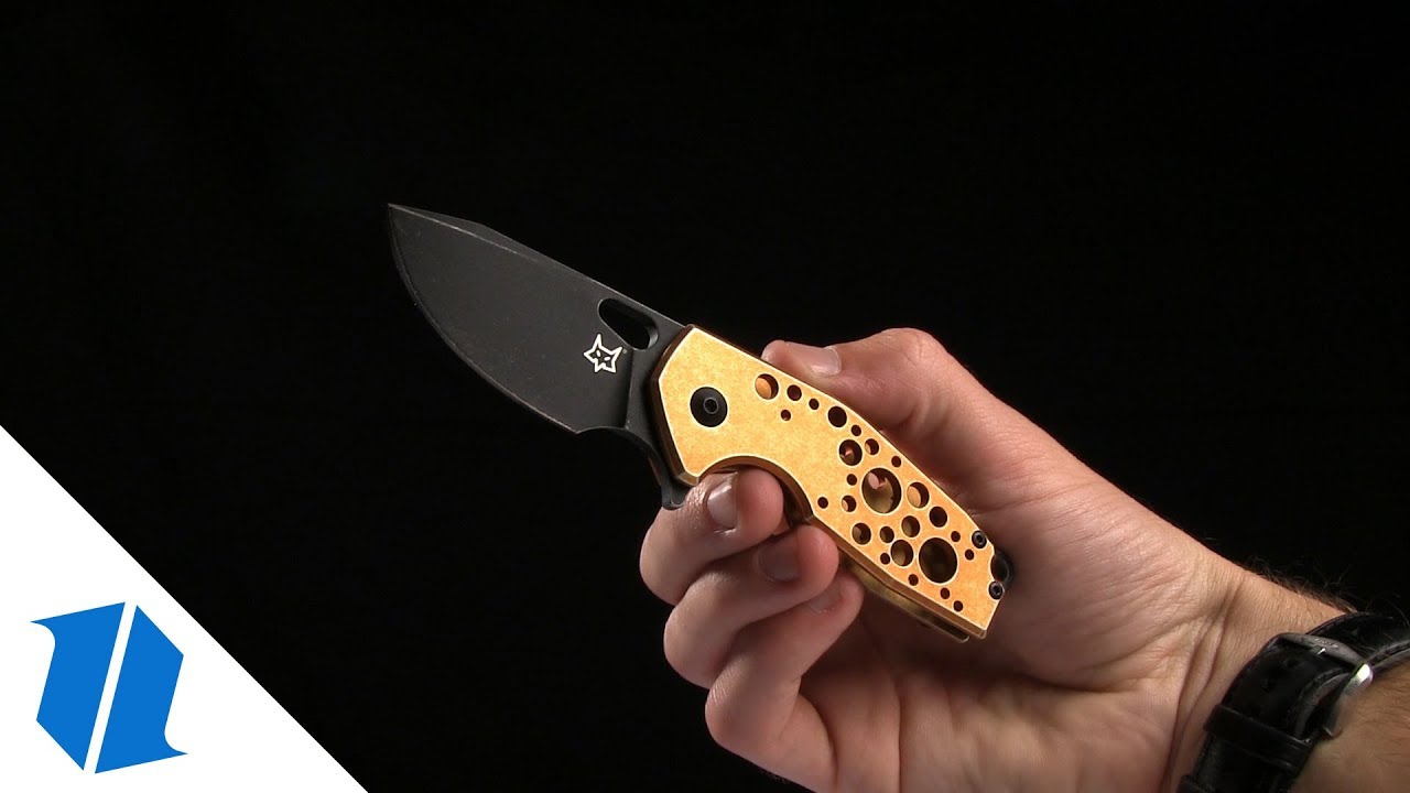 Fox Knives Vox Suru Frame Lock Flipper Knife Black (2.3" Black Stonewash)