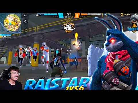 RAISTAR 1V6 GAMEPLAY🥵 |TOURNAMENT GAMEPLAY| OLD MEMORIES| @RaiStar @GyanGaming