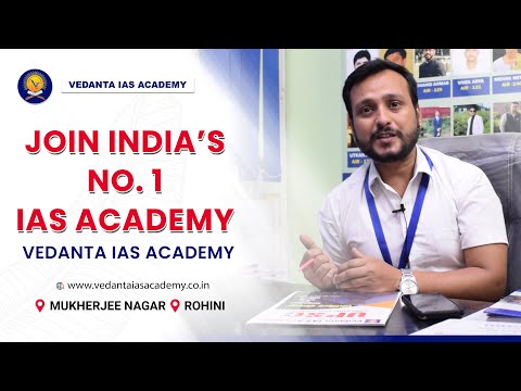 Vedanta IAS Academy Delhi Rohini Video 6