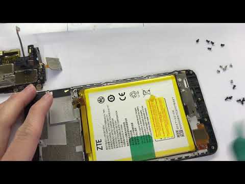 Zte Blade Z Max z982 disassembly lcd, charging port, battery, camera and install lcd , parts.