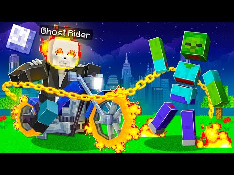 How to Play as The GHOST RIDER in MINECRAFT!