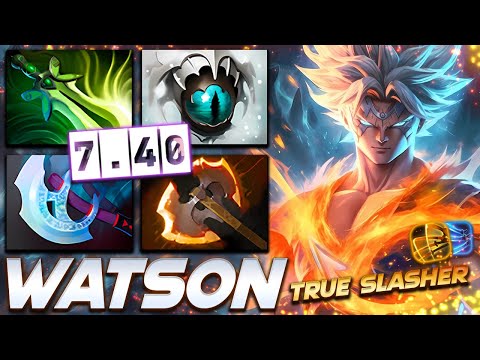 [7.40] Watson Juggernaut Slasher - Dota 2 Pro Gameplay [Watch & Learn]