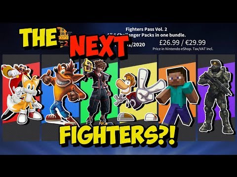 Smash Ultimate Characters I WANT in FIGHTERS PASS 2! (Sonic, Crash, Kingdom Hearts, Minecraft, etc)