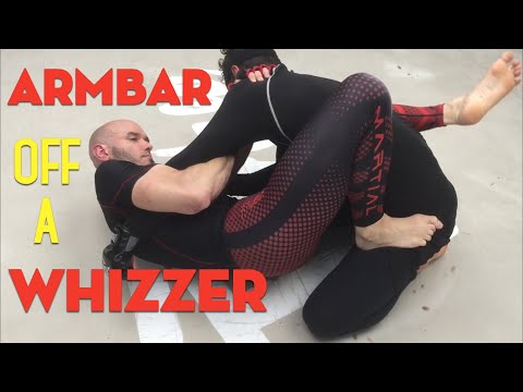 Straight armbar from a whizzer (closed guard)