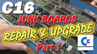 Commodore C16 Repair & Upgrade Part 1 (Revised)