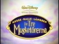 Disney S Musse Kalle Och Långben I De Tre Musketörerna Reklam 2004 DVD Och Video Reklam