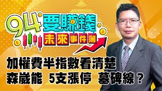 加權費半指數看清楚 森崴能 5支漲停