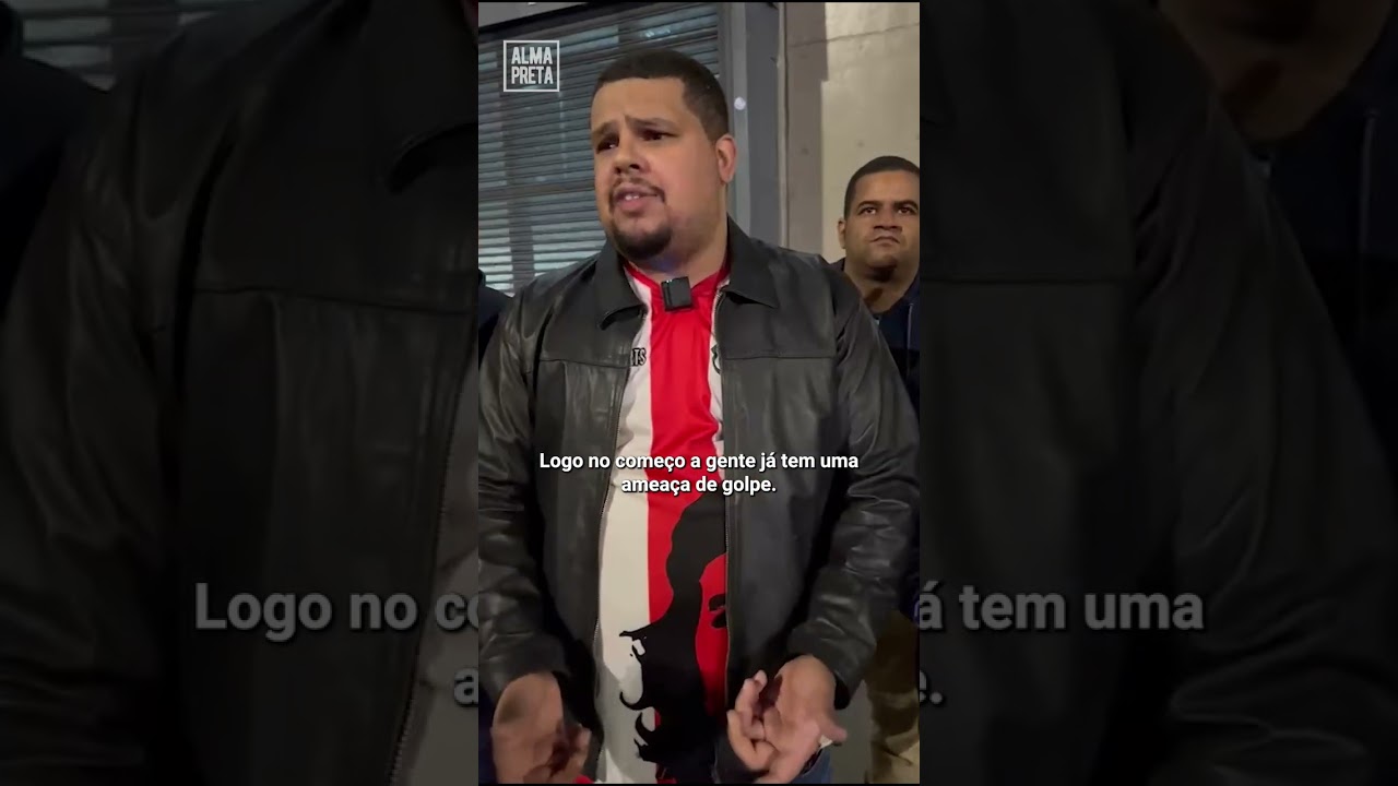 'Viemos pra mostrar que o entregador é pró democracia', afirma Galo de Luta, durante ato em SP