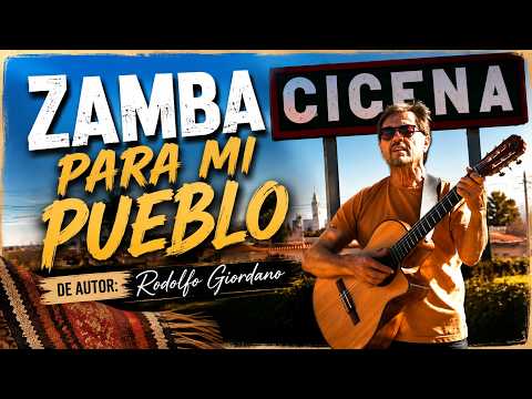 Rodolfo Giordano "Zamba para mi pueblo" (Alcira Gigena) #martindelpozzi