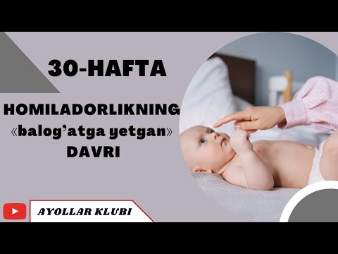 HOMILADORLIKNING 30-HAFTASI "BALOG’ATGA YETGAN" DAVRI